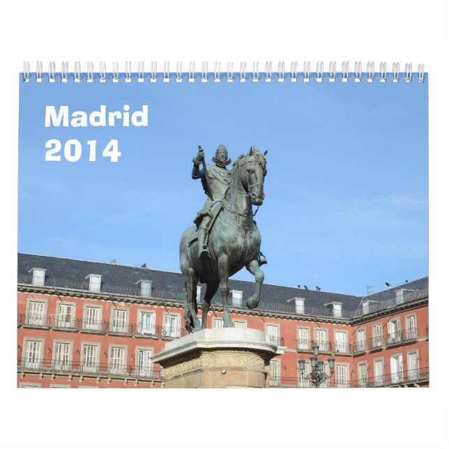 Calendário de parede de Madrid 2014 (Capa)