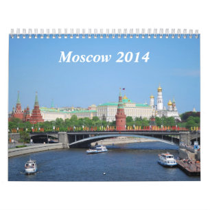 Calendário de parede de Moscovo 2014