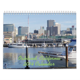 Calendário de parede de Oakland Califórnia 2014