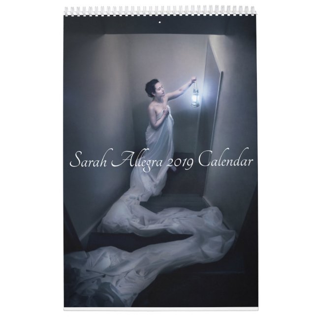 Calendário de parede de Sarah Allegra 2019 (Capa)