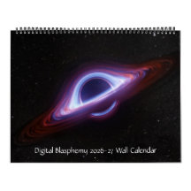 Calendário de Parede Digital Blasfêmia 2026-27 (24