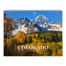 Calendário de Parede do Colorado 2025