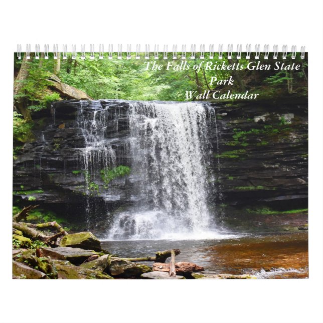 Calendário de Parede do Parque Estadual do Glen de (Capa)