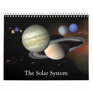 Calendário de parede do "Sistema Solar" 2012