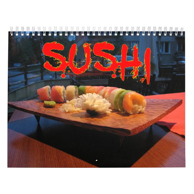 Calendário de parede do sushi (Capa)