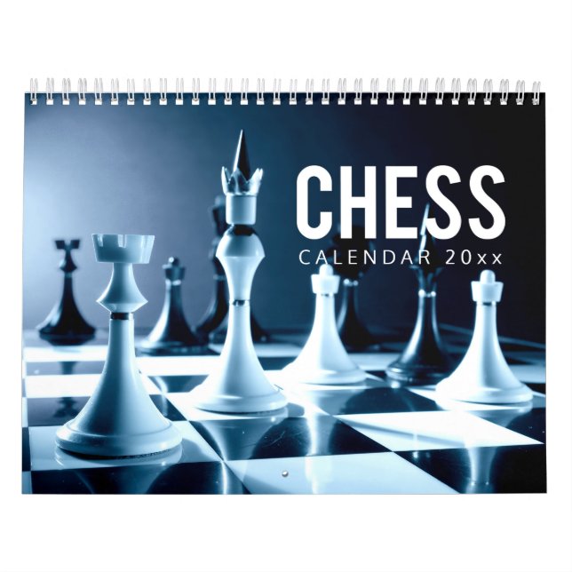 Calendário de Parede do Xadrez (Capa)