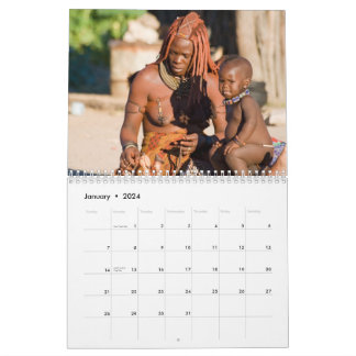 Calendário de Parede Himba