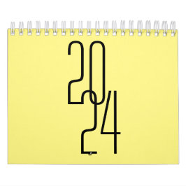 Calendário de parede minimalista