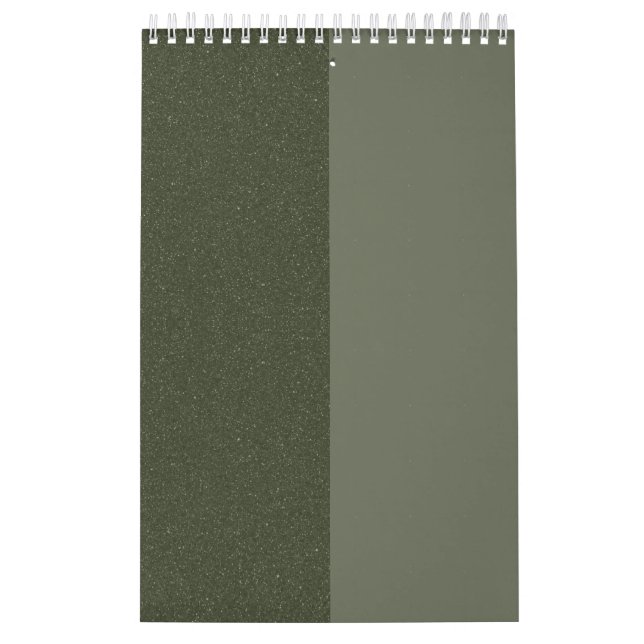 Calendário de Parede Personalizada de Moisés Verde (Capa)