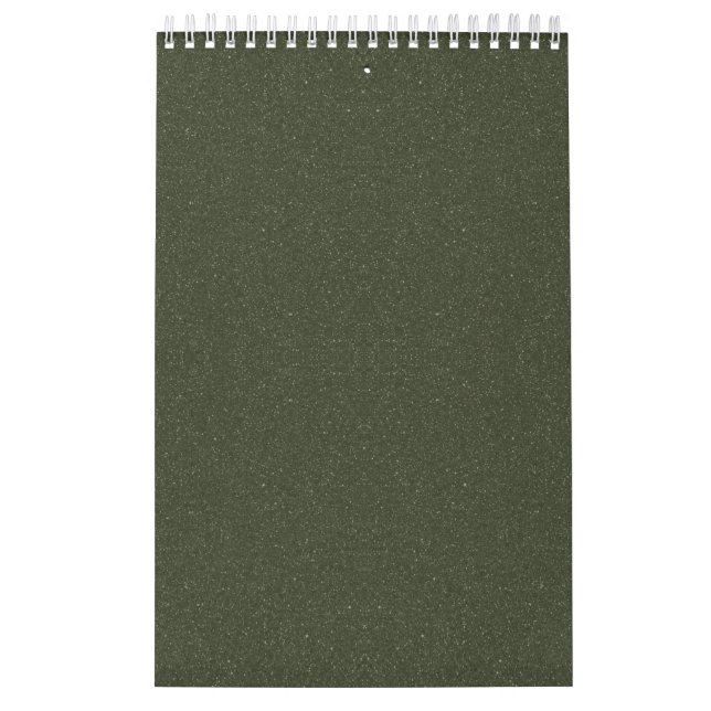 Calendário de Parede Personalizada de Moisés Verde (Capa)