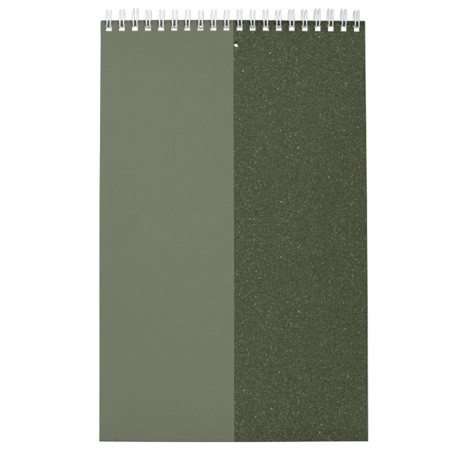 Calendário de Parede Personalizada de Moisés Verde (Capa)