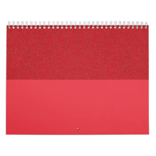 Calendário de Parede Personalizada de Tomate Verme
