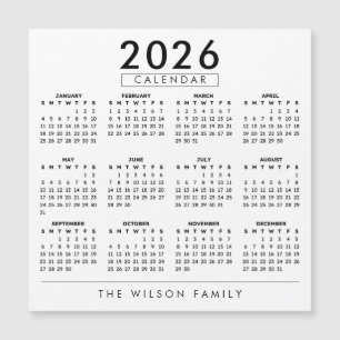 Calendário de Parede Personalizado para Família 20