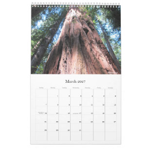 Calendário de Parede Richardson Grove CA - Folha Ú