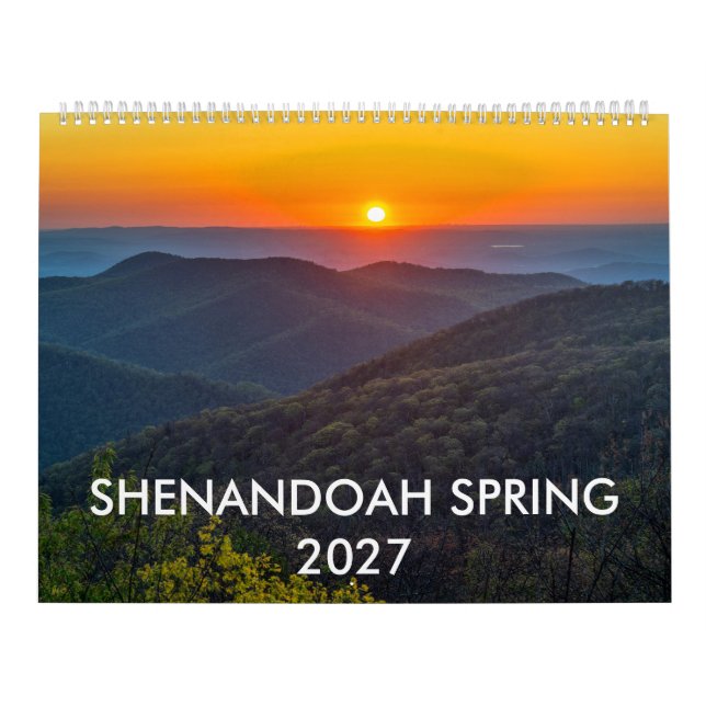 Calendário de Parede Shenandoah Primavera 2027 12  (Capa)