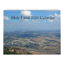 Calendário de Parede Terra Santa 2026