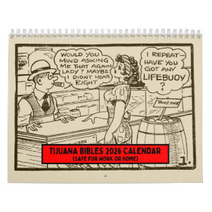 Calendário de Parede Tijuana Bibles 2026 (Apropria
