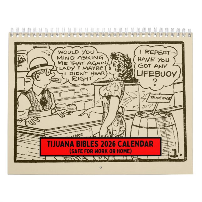 Calendário de Parede Tijuana Bibles 2026 (Apropria (Capa)