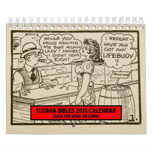 Calendário de Parede Tijuana Bibles 2026 (Apropria