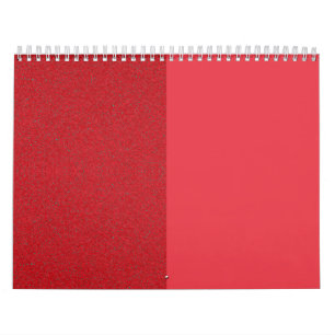 Calendário de Parede Vermelha de Tomate Espetado -