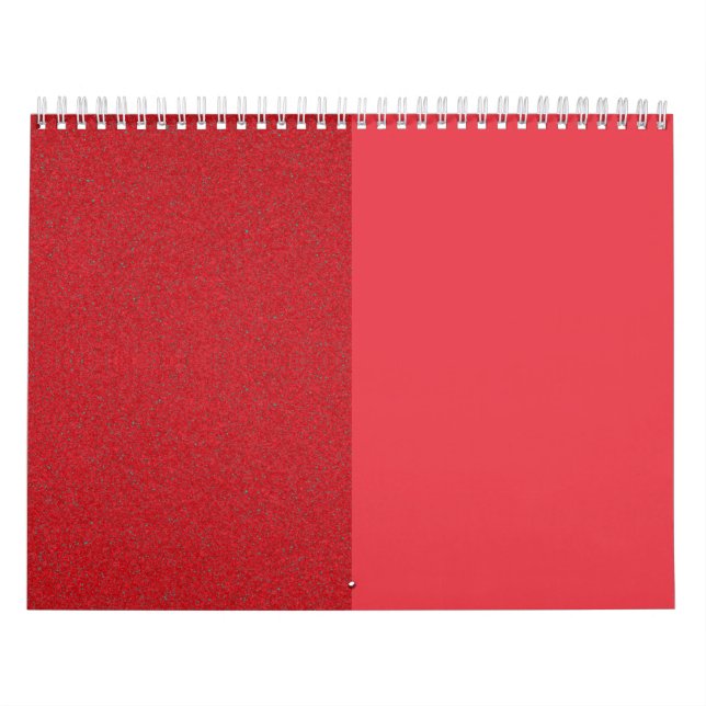 Calendário de Parede Vermelha do Tomato de Divisão (Capa)