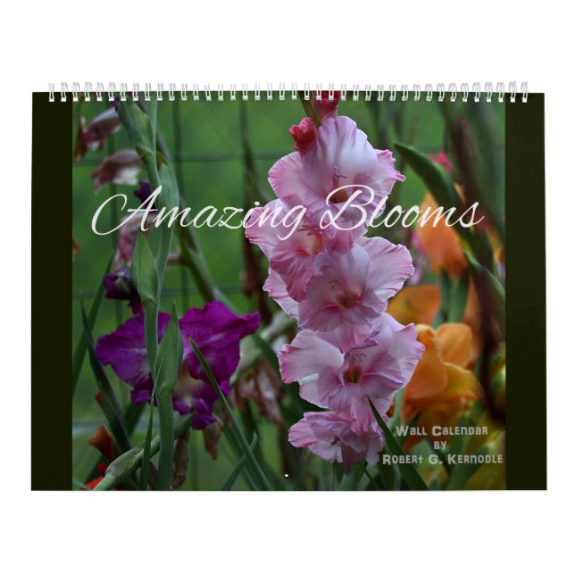 Calendário de Paredes Incríveis Blooms Flores (Capa)