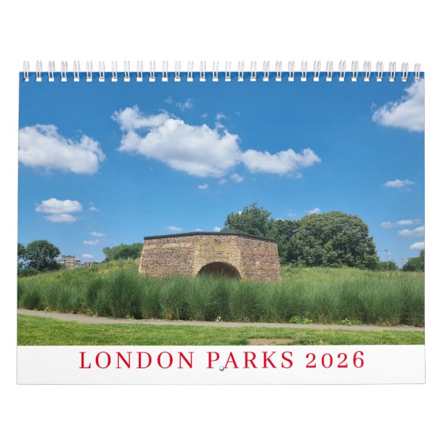 calendário de parques de Londres 2026 (Capa)