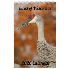 Calendário de Pássaros de Wisconsin 2026