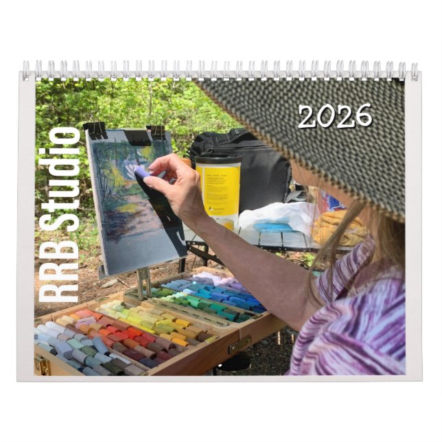Calendário de Pastéis 2026 pelo RRB Studio (Capa)