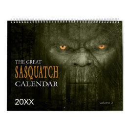 CALENDÁRIO DE PÉ-DE-MAIÚSCULA SASQUATCH - VOLUME 3