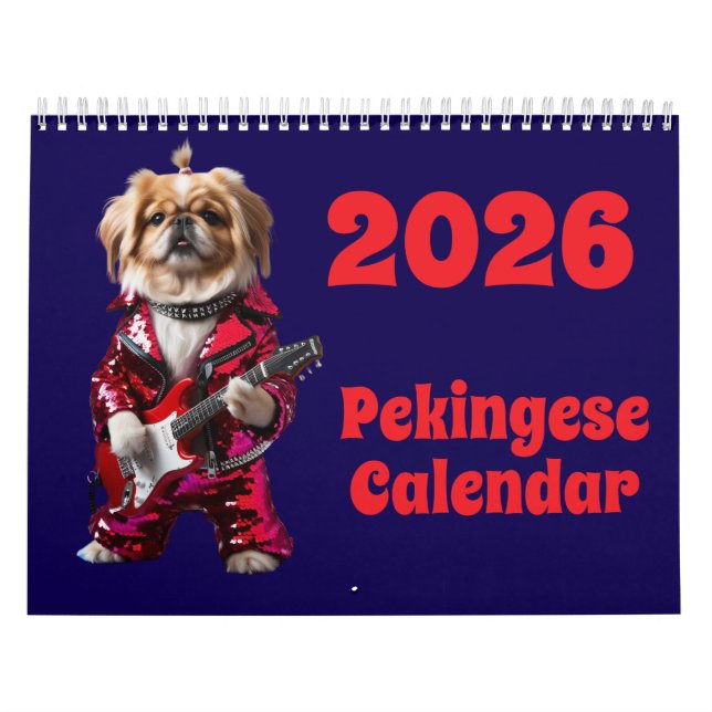 Calendário de Pequinês (Capa)
