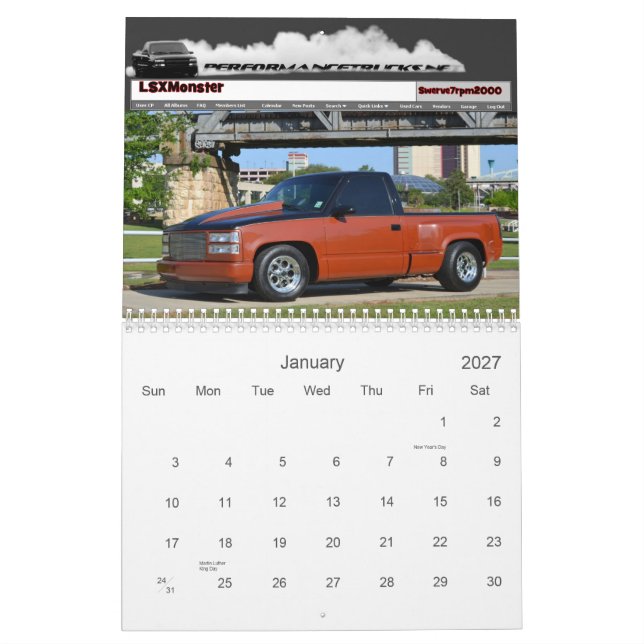 calendário de Performancetrucks.net 2012 (Jan 2027)