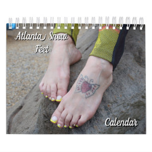Calendário de Pés "Atlanta Snow"