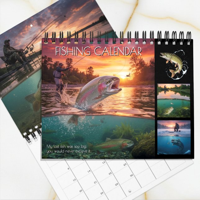 Calendário de Pesca 2026 / Pro, Calendário de Foto (Fishing Calendar / Fish Photo Calendar)