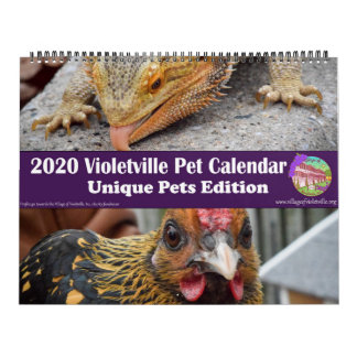 Calendário de Pet Violetville 2020 ~ Edição Pet Ex