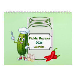 Calendário de Picles 2026 com Receitas
