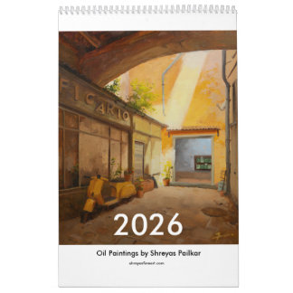 Calendário de Pinturas a Óleo CS2 por Shreyasfinea