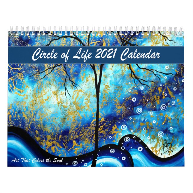 Calendário de Pinturas Coloridas em Árvore (Capa)