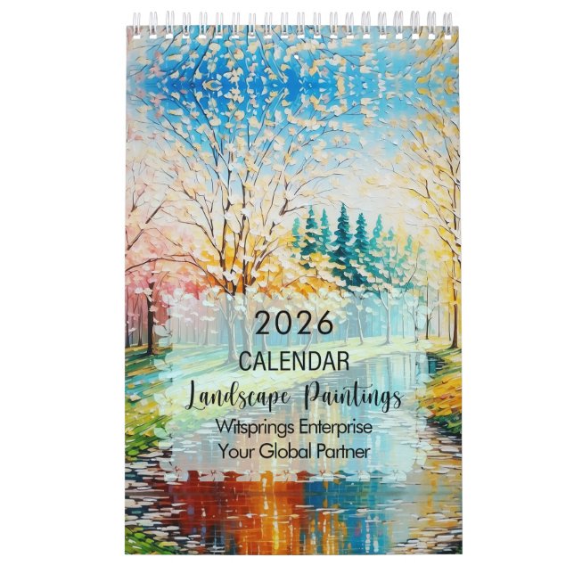 Calendário de Pinturas de Paisagem (Capa)