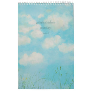 calendário de pinturas de pintura 2025