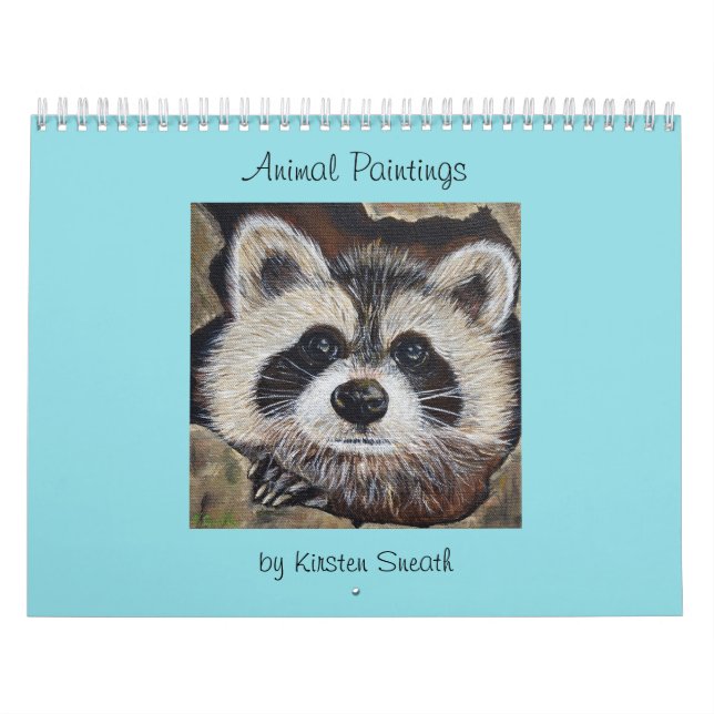 Calendário de Pinturas em Animais (Capa)