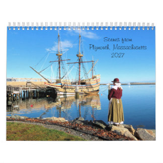 Calendário de Plymouth Massachusetts 2027