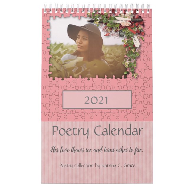 Calendário de Poesia Fotográfica da Prevista Flor  (Capa)