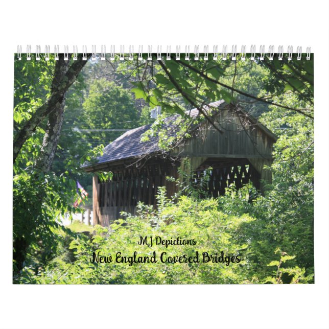 Calendário de Pontes Cobertas da Nova Inglaterra (Capa)