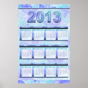 Calendário de Poster 2013