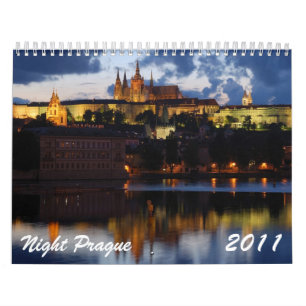Calendário de Praga 2011 da noite