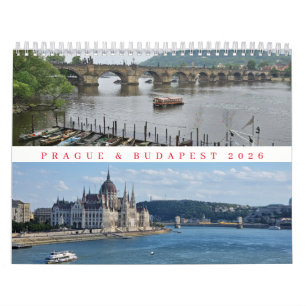 Calendário de Praga e Budapeste 2026