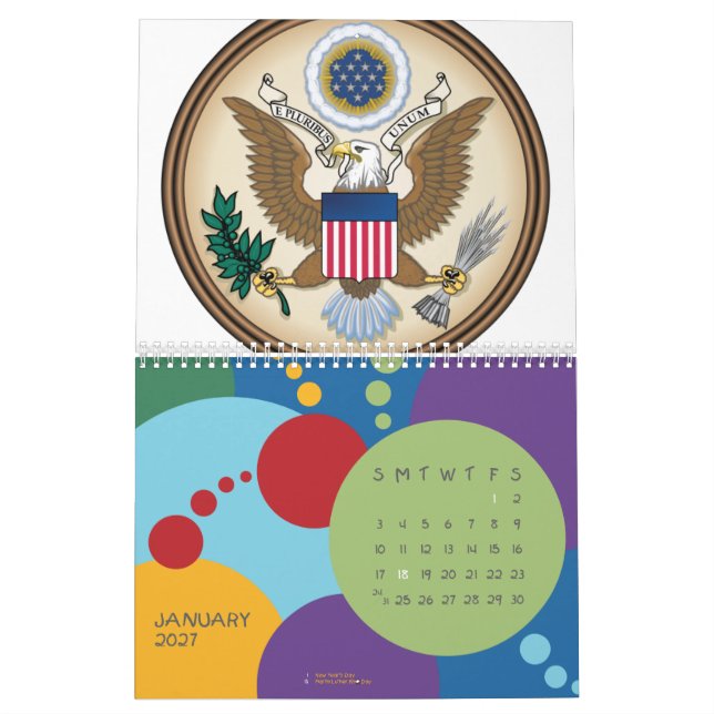 Calendário de Presdiental (Jan 2027)