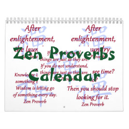 Calendário de Provérbios do Zen