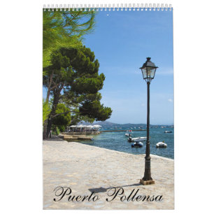 Calendário de Puerto Pollensa (solteiro na vertica